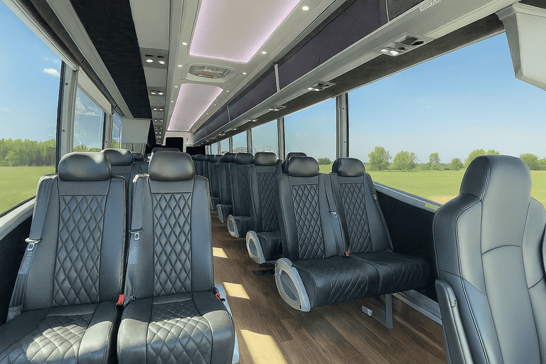 coach bus in Tulare