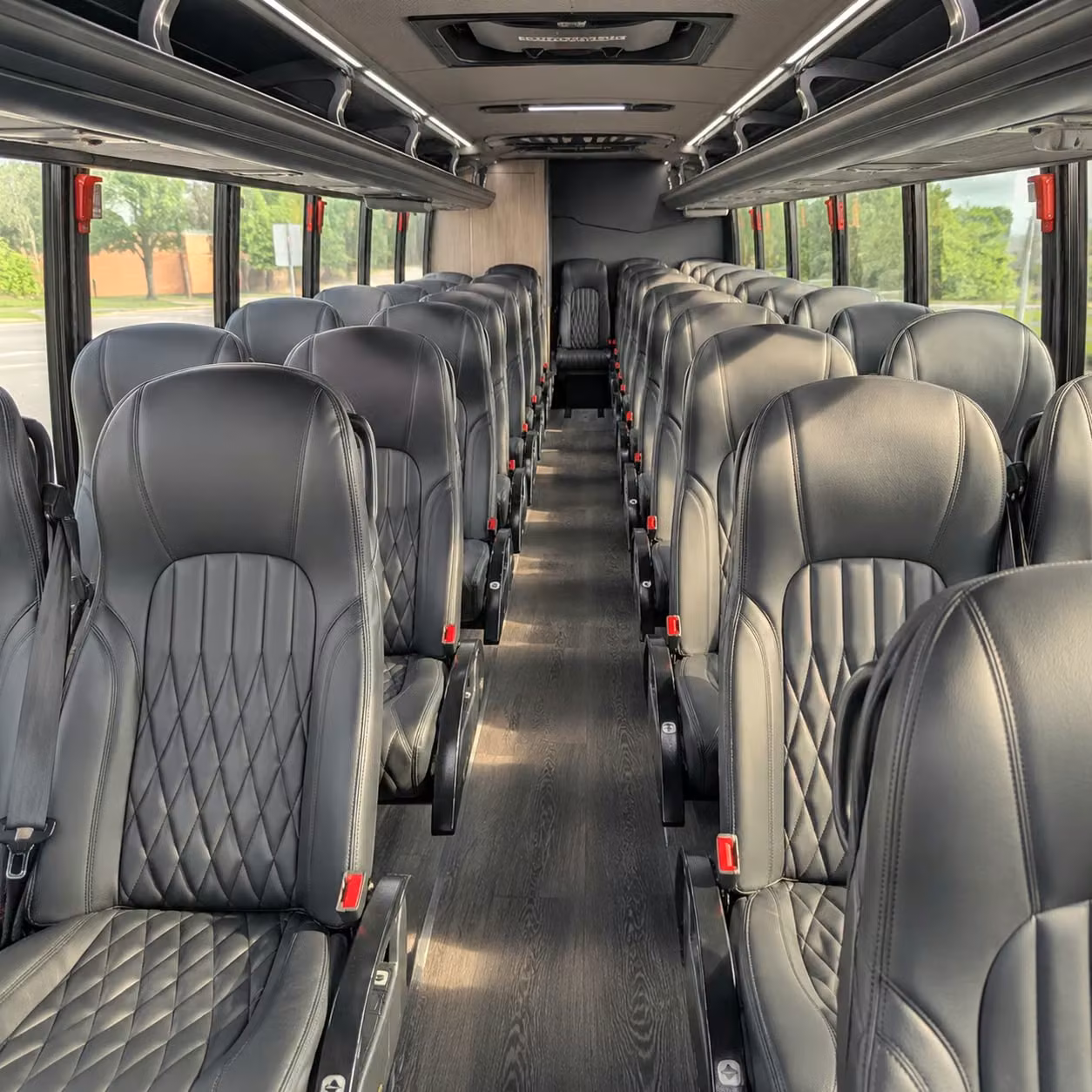25 passenger minibus inside