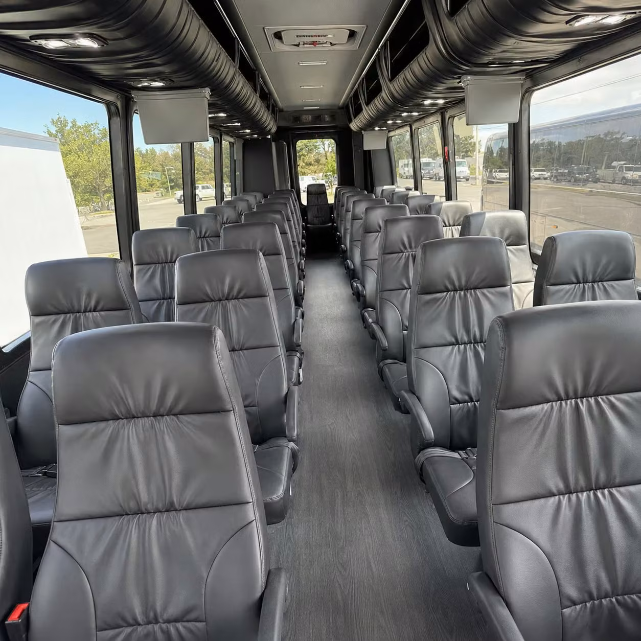 28 passenger minibus interior