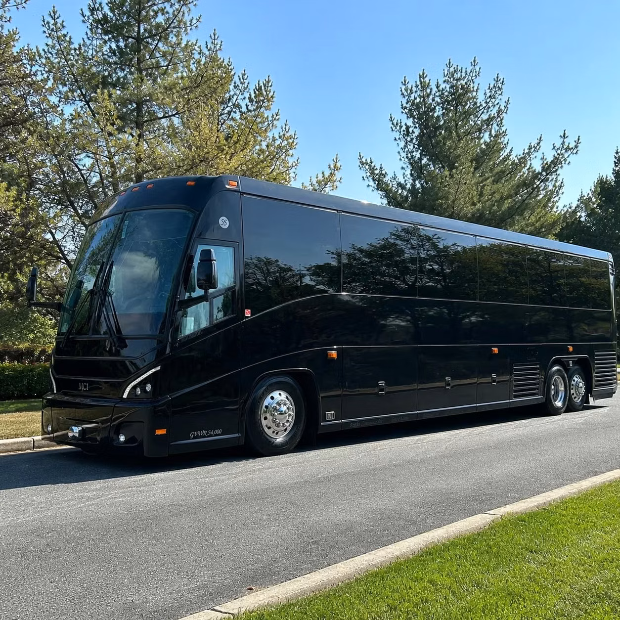 charter bus transportation for military personnel passing through tulare