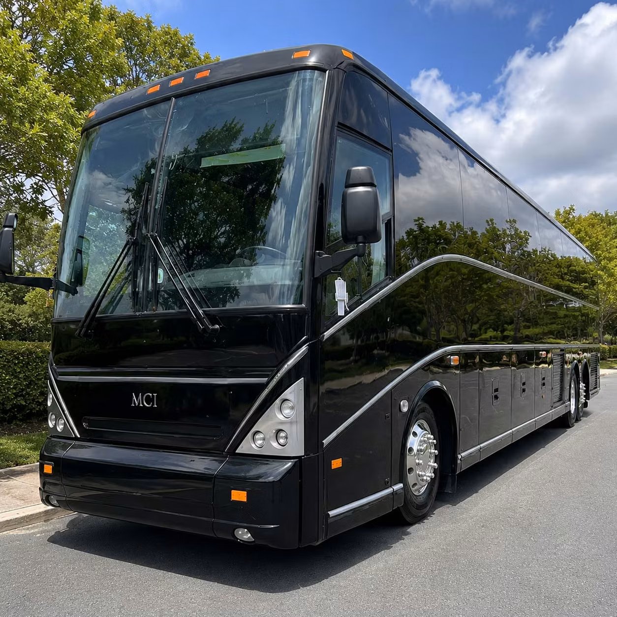 long distance corporate bus rentals out of tulare
