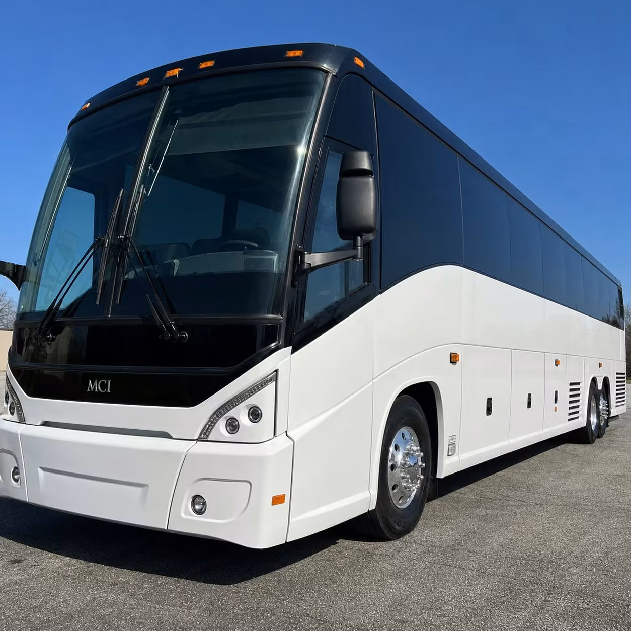 tulare 56 passenger charter bus rental